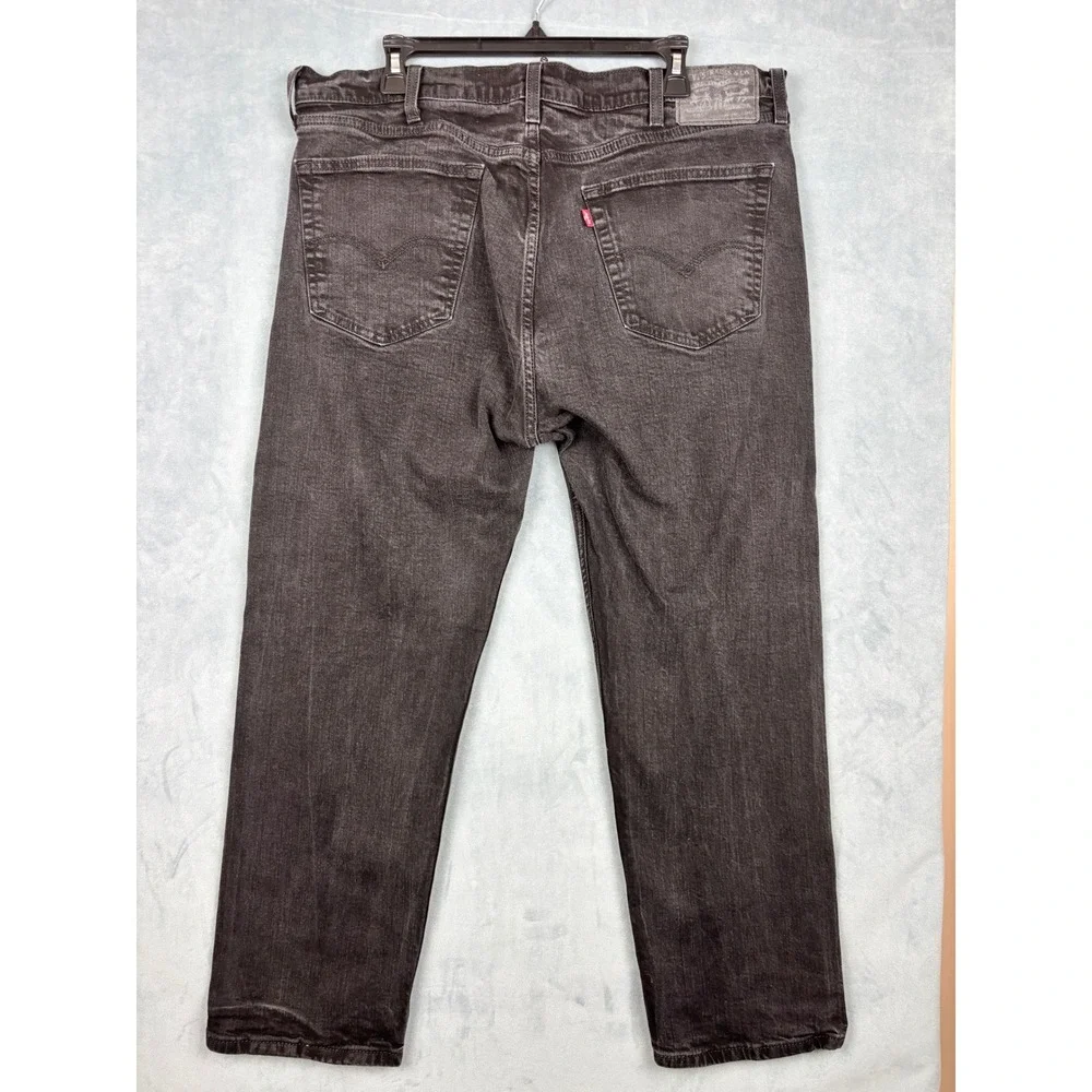 Levis 505 Regular Fit Jeans Mens 40x30 Charcoal Gray Straight Leg 00505-2622